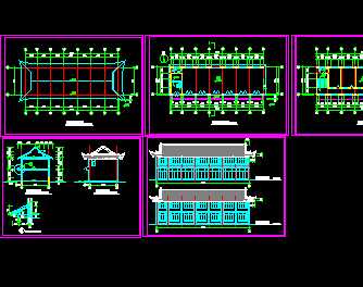 某古建筑設(shè)計(jì)施工圖免費(fèi)下載 園林古建